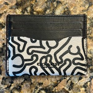 Coach card case, ID wallet 6 slots and middle slot
